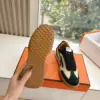 Hermès Women Black And White Mesh Sneakers product view 2