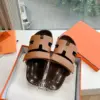 Hermès Women Brown Sandals — H-Strap Slides product view 4