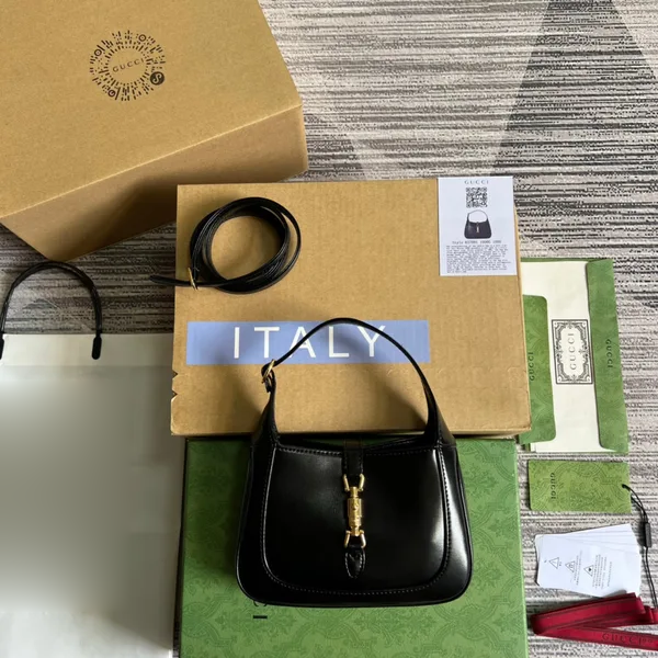 Gucci Jackie Mini 19 Shoulder Bag In Black Calfskin product photo