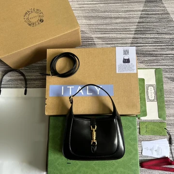 Gucci Jackie Mini 19 Shoulder Bag In Black Calfskin product photo