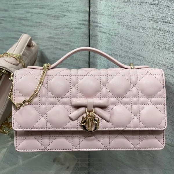 Dior My Dior Bag in Pink Cannage lambskin product photo