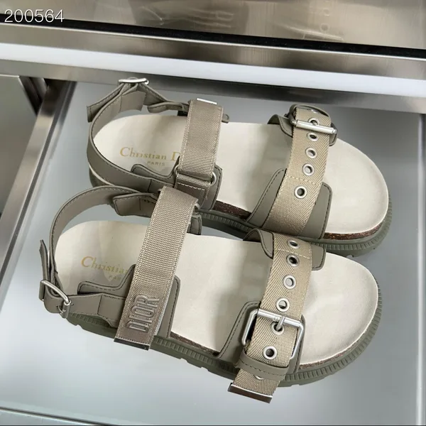 Dior Act Sandals — Gray-Beige product photo