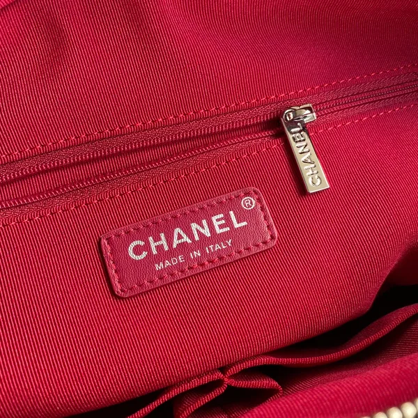 Chanel Gabrielle Medium 28 Hobo Bag In Black Calfskin product view 5