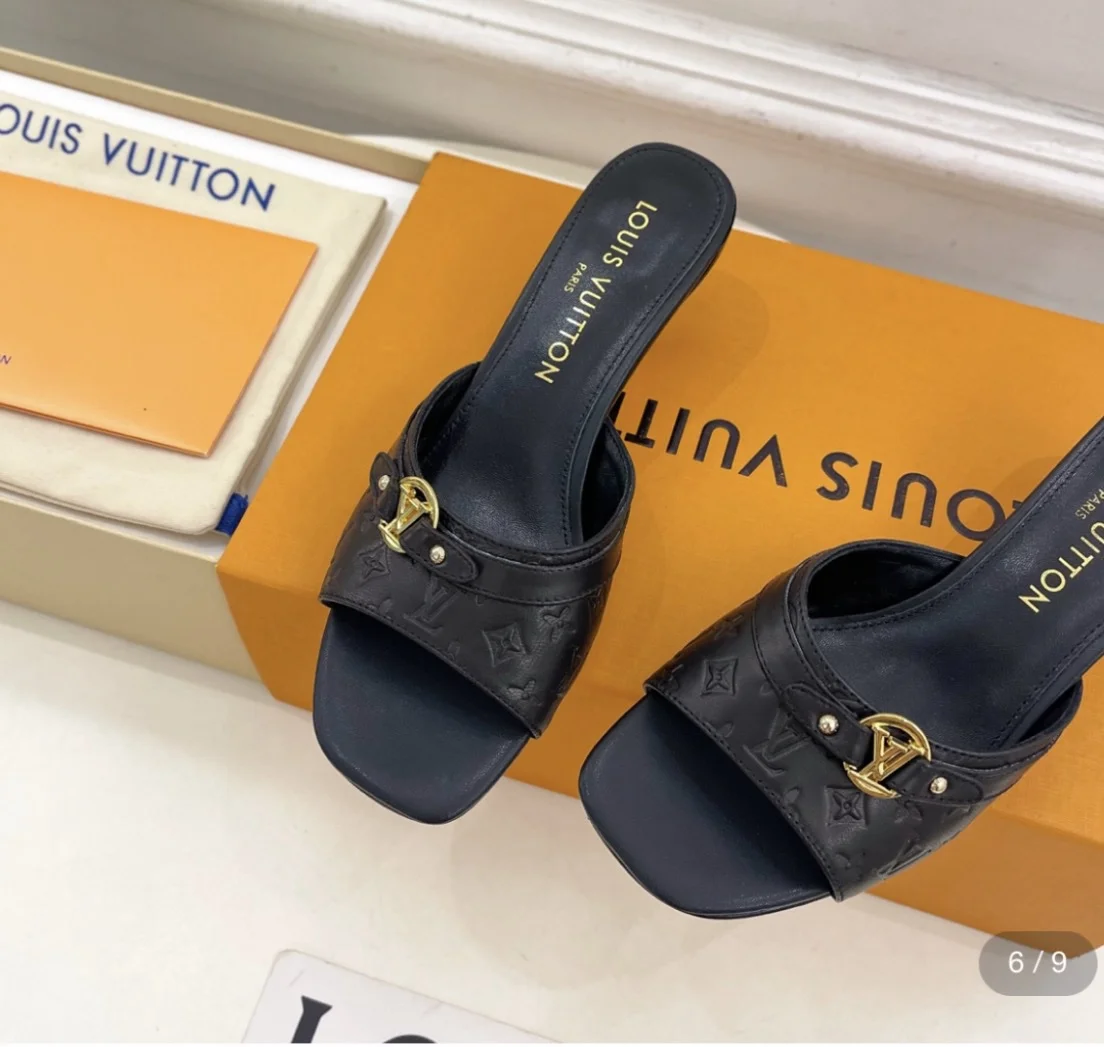 Louis Vuitton Frame Mules Black product view 1