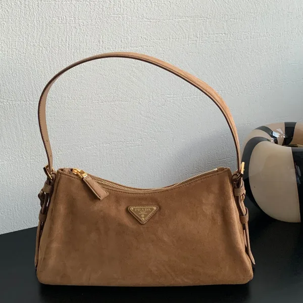 Prada Women’s Shoulder Bags in Saffiano Leather & Nylon product photo