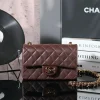 Chanel classic Maroon Color with gold hardware Bag product view 1