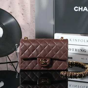 Chanel classic Maroon Color with gold hardware Bag product photo