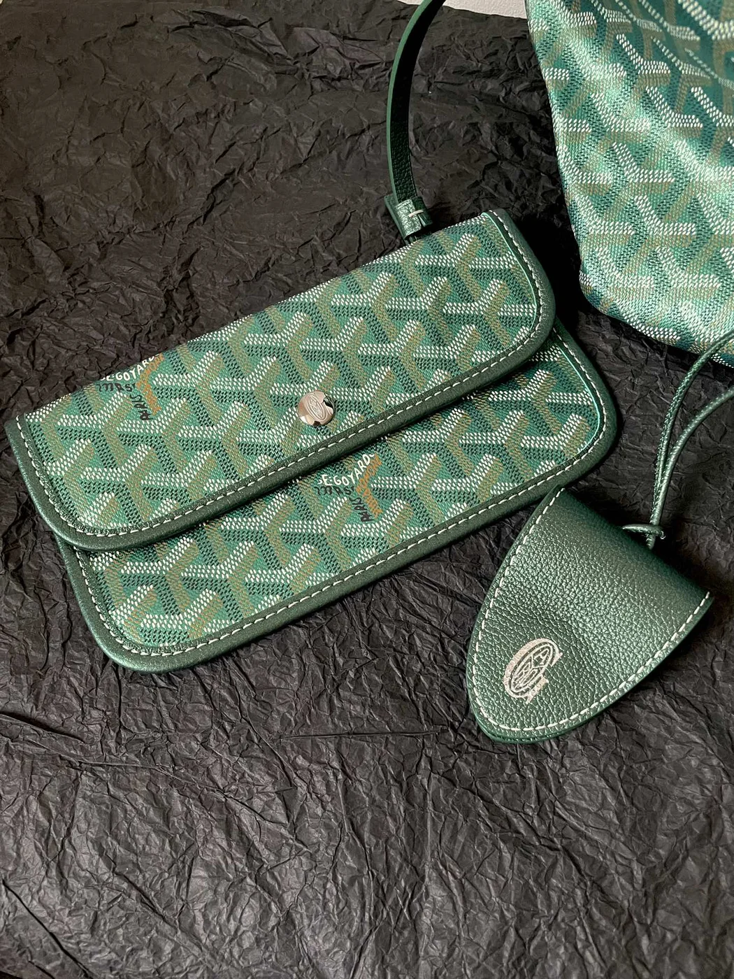 Goyard Green Goyardine Coated Canvas and Leather Saint Louis GM Tote product view 8