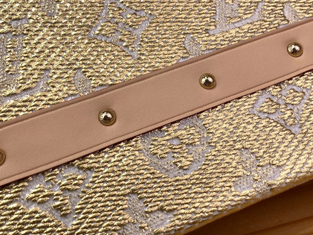 Louis Vuitton Petite Box Shape Lock Plated Gold Handbags 20×12.5x5cm product view 5
