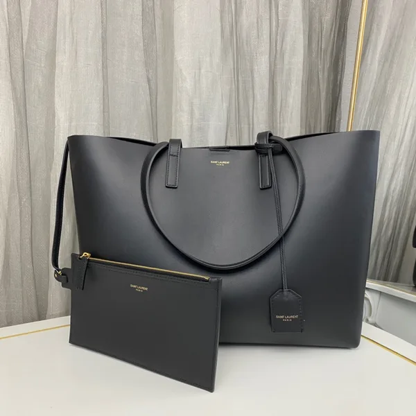 Saint Laurent East West grained leather tote product photo