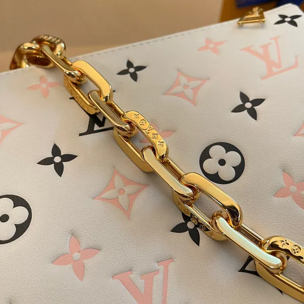 Louis Vuitton Coussin Monogram Handbags Mix Pink Black Pattern 26x20x12cm product view 4