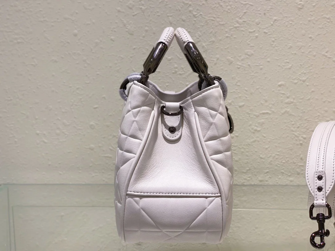 Dior Lady Women’s Handbag Light Purple 24x18cm product view 4