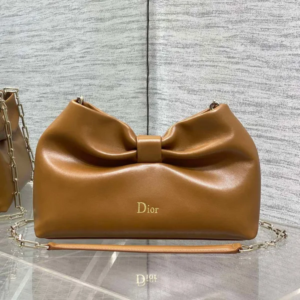 Dior Bow Bag Small Brown product photo