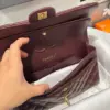 Chanel Classic Plum Red Color Handbags With Lock Gold 25 cm product view 3