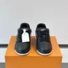 Louis Vuitton Men Sneakers — Black with White Lace Accent product view 2