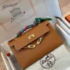 Hermès Pochette Brown Gold Hardware Bag product view 7