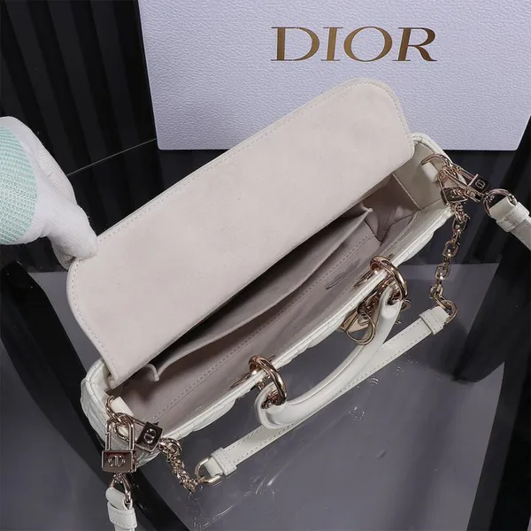 Dior Medium White Lady D-Joy Bag product view 7