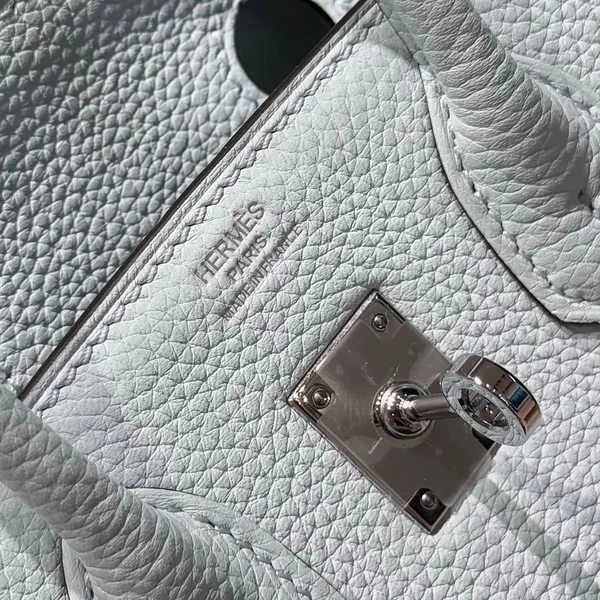 Hermès Birkin 25 In Cloud Blue Silver Hardware Bag product view 4