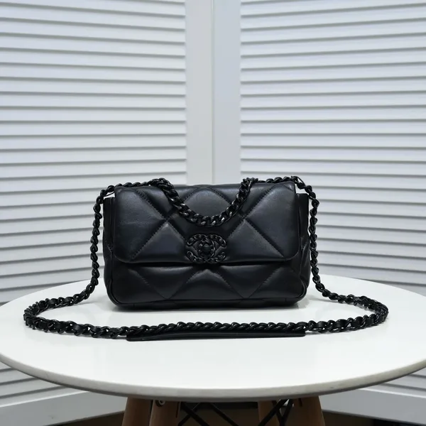 Chanel 19 Flap Bag 26 cm All Black product photo