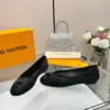 Louis Vuitton Women Black Mesh Ballet Flats product view 3