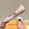 Louis Vuitton Women Pink Patterned Leather Mary Janes product view 6