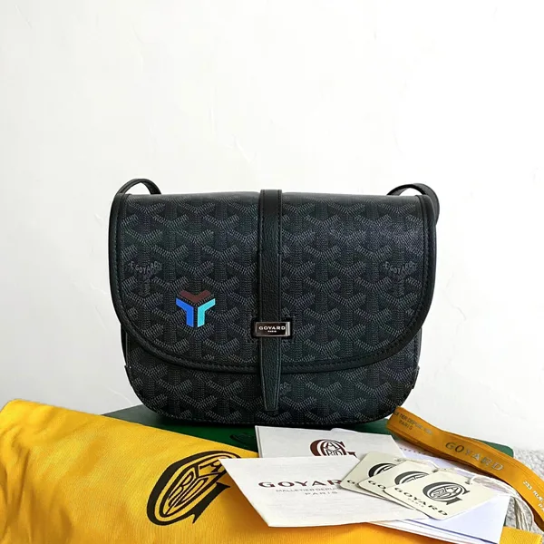 Goyard Goyardine Belvedere III PM Messenger Bag Jet Black product photo