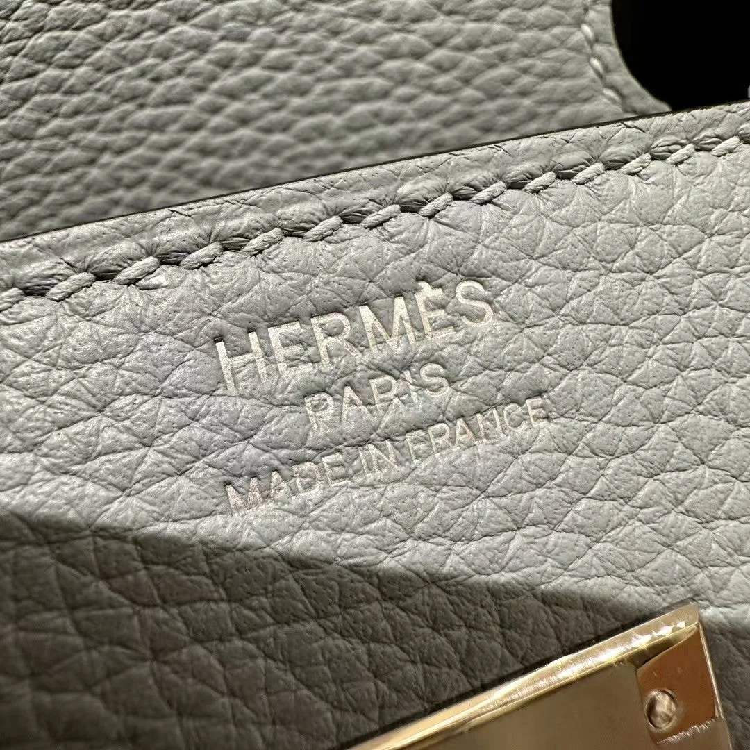 Hermès Birkin 30 cm Cloud Blue Togo Leather Silver Hardware Bag product view 8