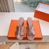 Hermès Women Pink Suede Crystal-Embellished Mules product view 1