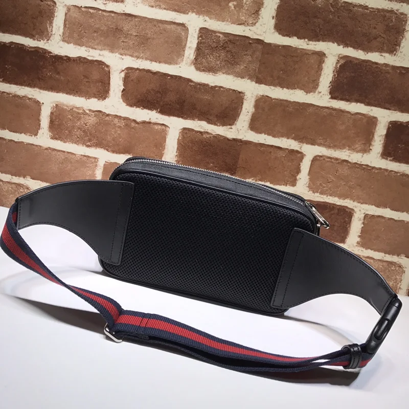 Gucci GG Supreme Black Belt Bag Black product view 3