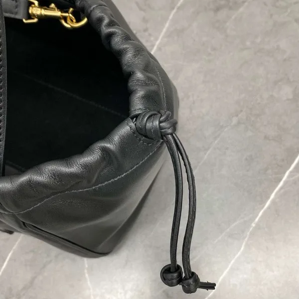 Celine Cabas Black Handbag Soft Leather 22x17x15cm product view 6