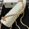Chanel Woc Charm Handbags White Lizard Skin With Lock Pattern Bag 20 cm product view 4