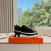 Hermès Women Black Mesh And Leather Sneakers product view 2