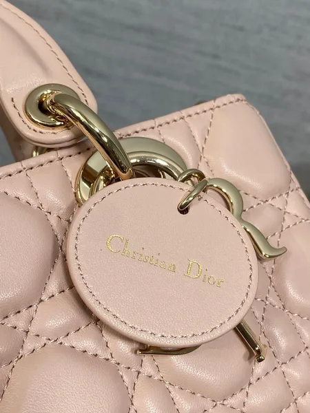 Dior Micro Lady D-Joy 19 In Black Calfskin Gold Hardware Bag product view 3