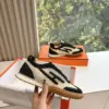 Hermès Women Black And White Mesh Sneakers product view 5