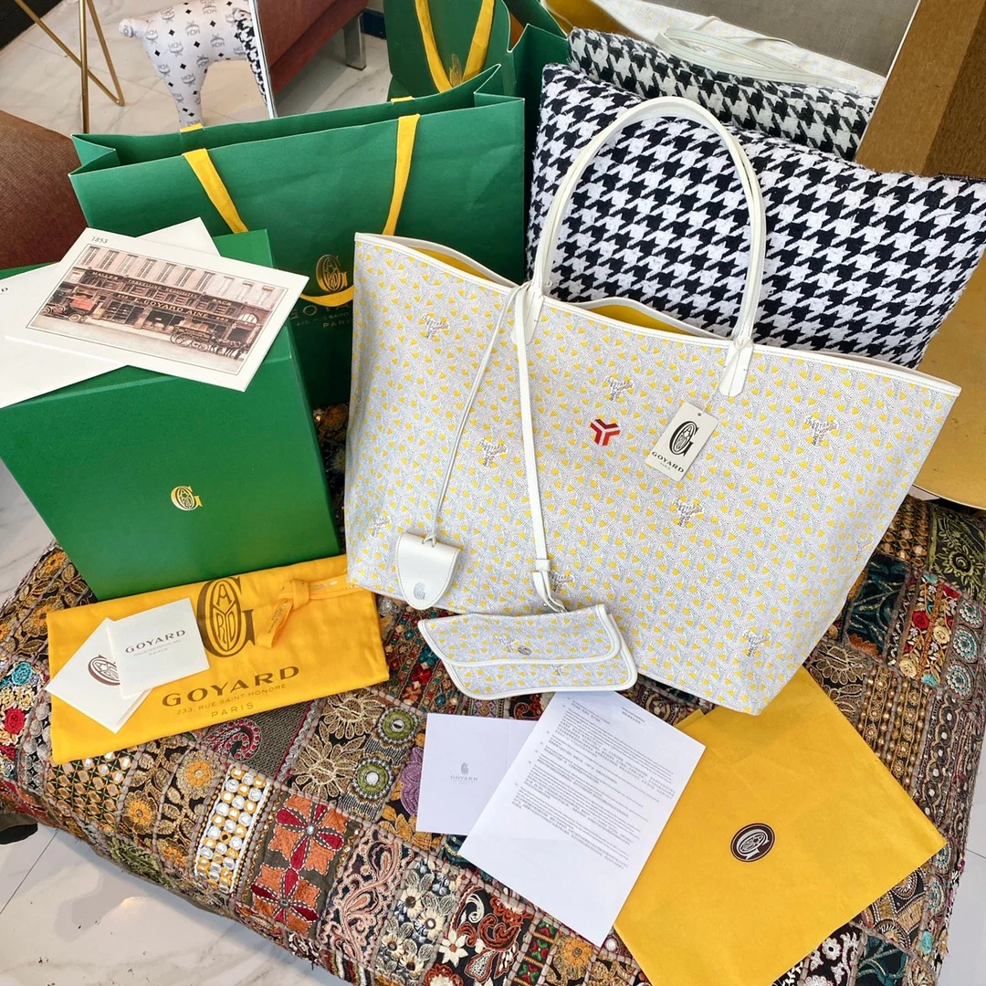 Goyard limited edition Saint Louis Claire-Voie GM Bag /Tote – Yellow product view 1
