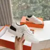 Hermès Women White Low-Top Sneakers — Black Tongue Detail product view 4