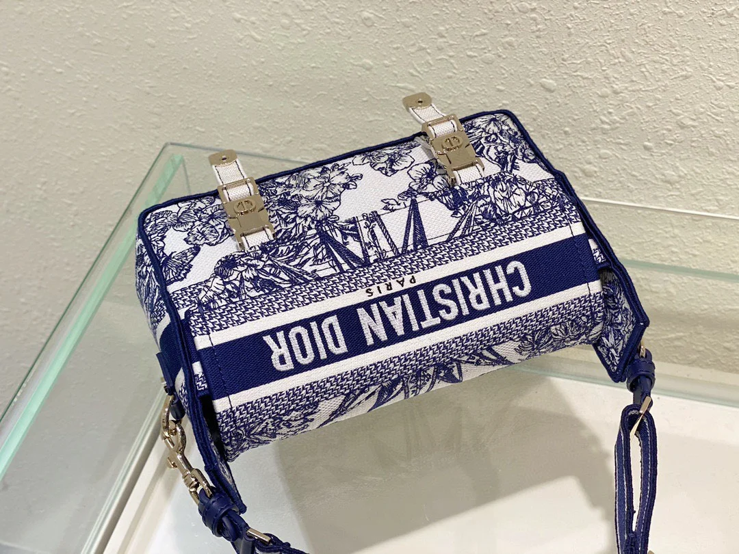 Dior Camp Women’s Handbag Canvas Pattern 25x15x8cm product view 2