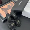 Chanel Women Black Tweed Mules product view 5