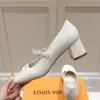 Louis Vuitton Women White Patent Leather Heels product view 5