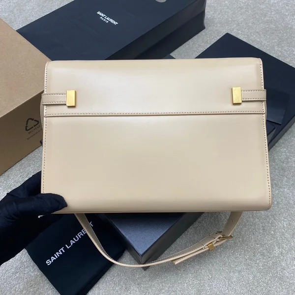 Saint Laurent Manhattan Shoulder Bag Beige product view 4