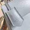 Louis Vuitton Clunny Blue Raised Pattern Handbags 20x16cm product view 7