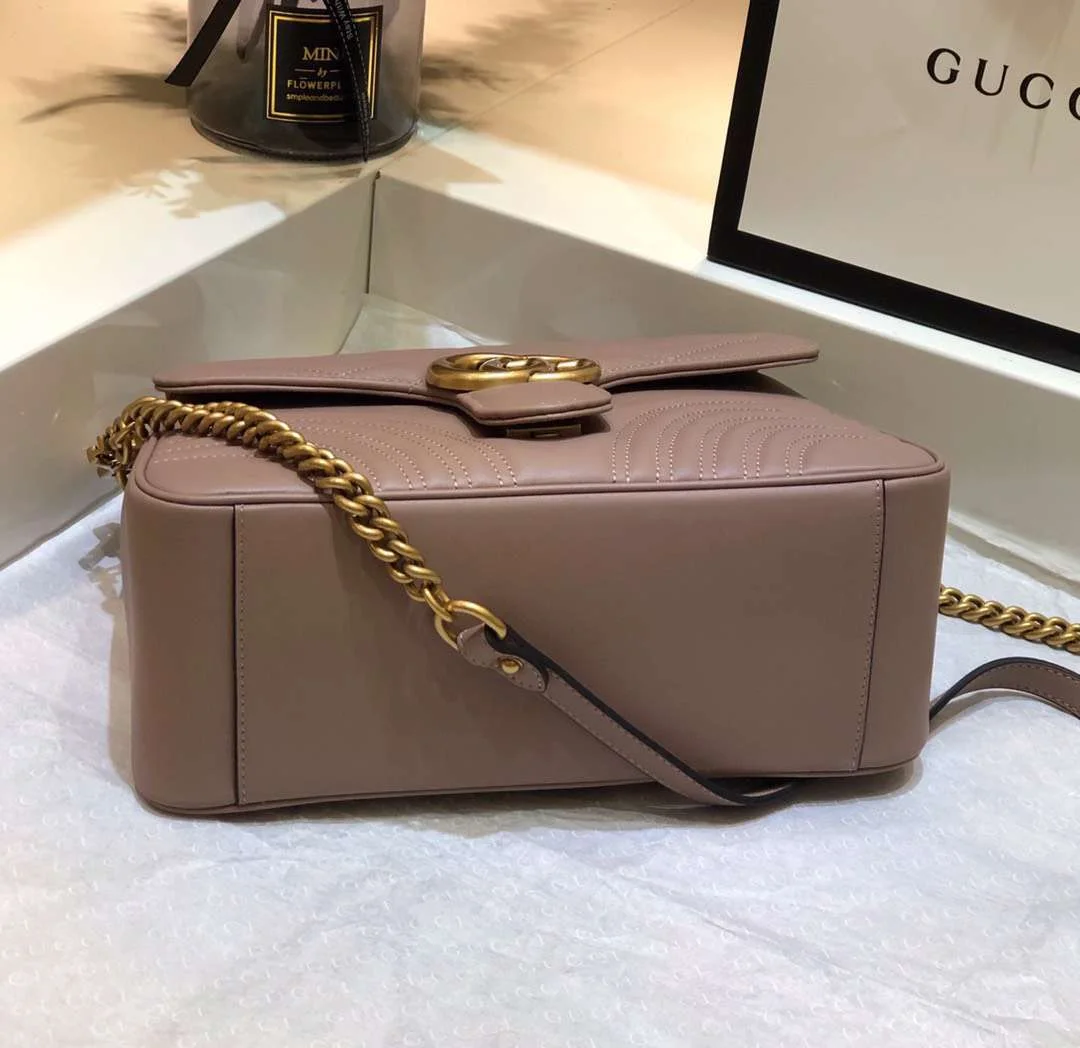 Gucci Marmont Top Handle Women’s Handbag with Gold Buckle 27 cm product view 5
