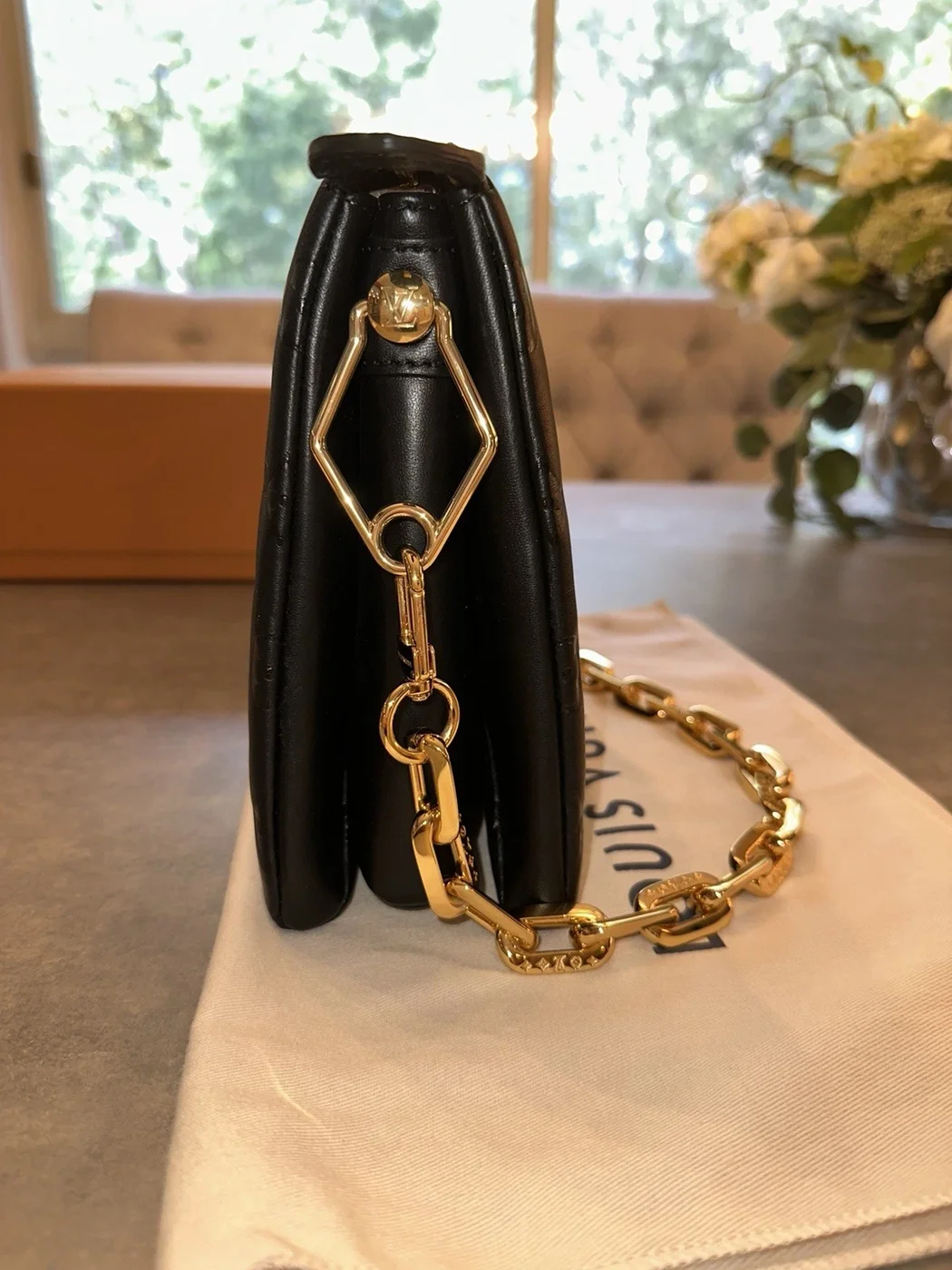 Louis Vuitton Coussin PM Embossed Monogram Black Bag product view 4