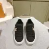 Louis Vuitton Women Black Canvas Sneakers product view 1