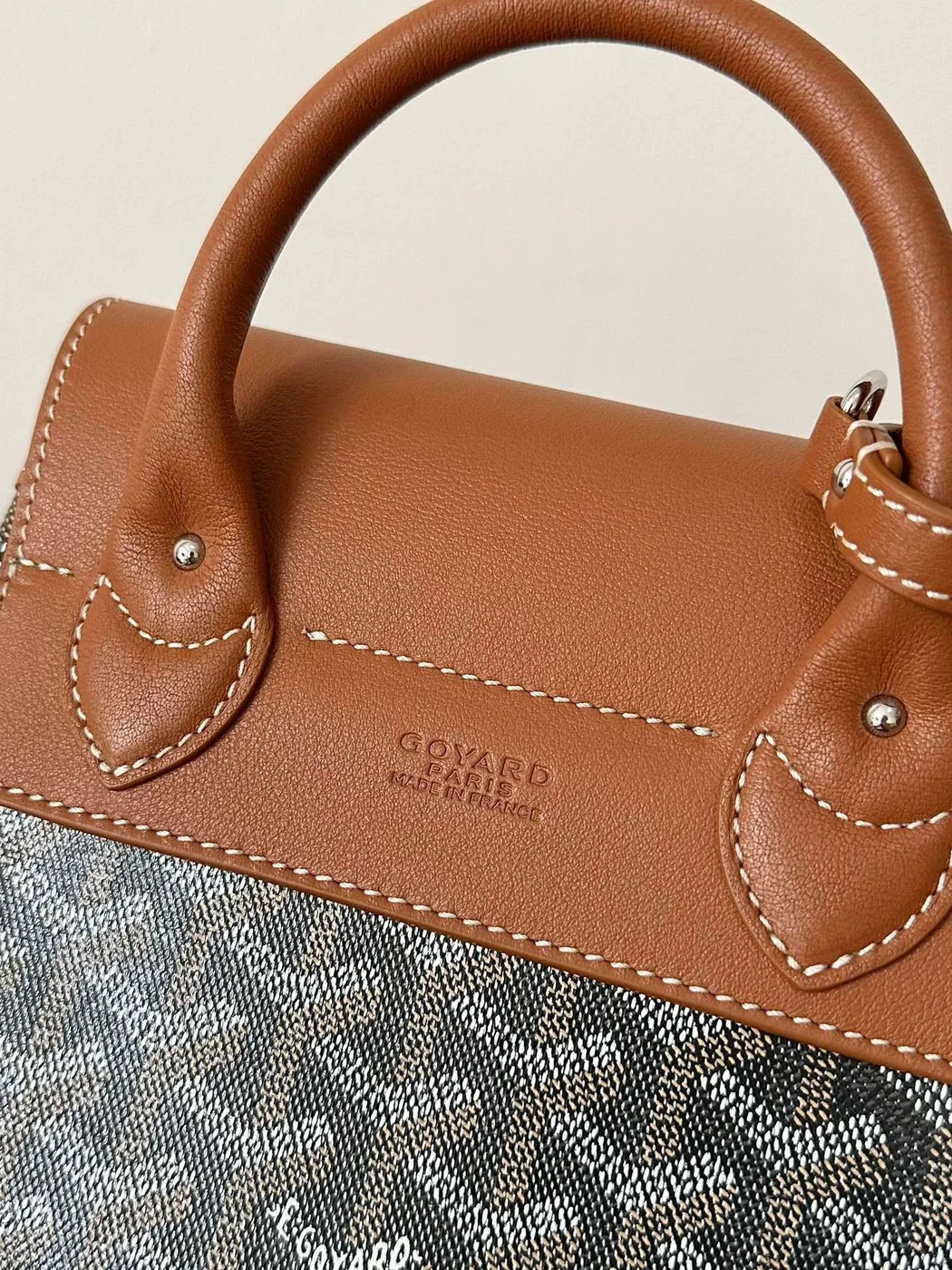 Goyard Mini Backpack Brown Monogram Pattern Size 23x19cm product view 2