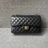 Chanel Classic Flap bag Lambskin Black Gold Hardware product view 1