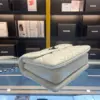 Chanel Trendy White Smooth Leather With Lock Black Handbags 25 cm product view 7