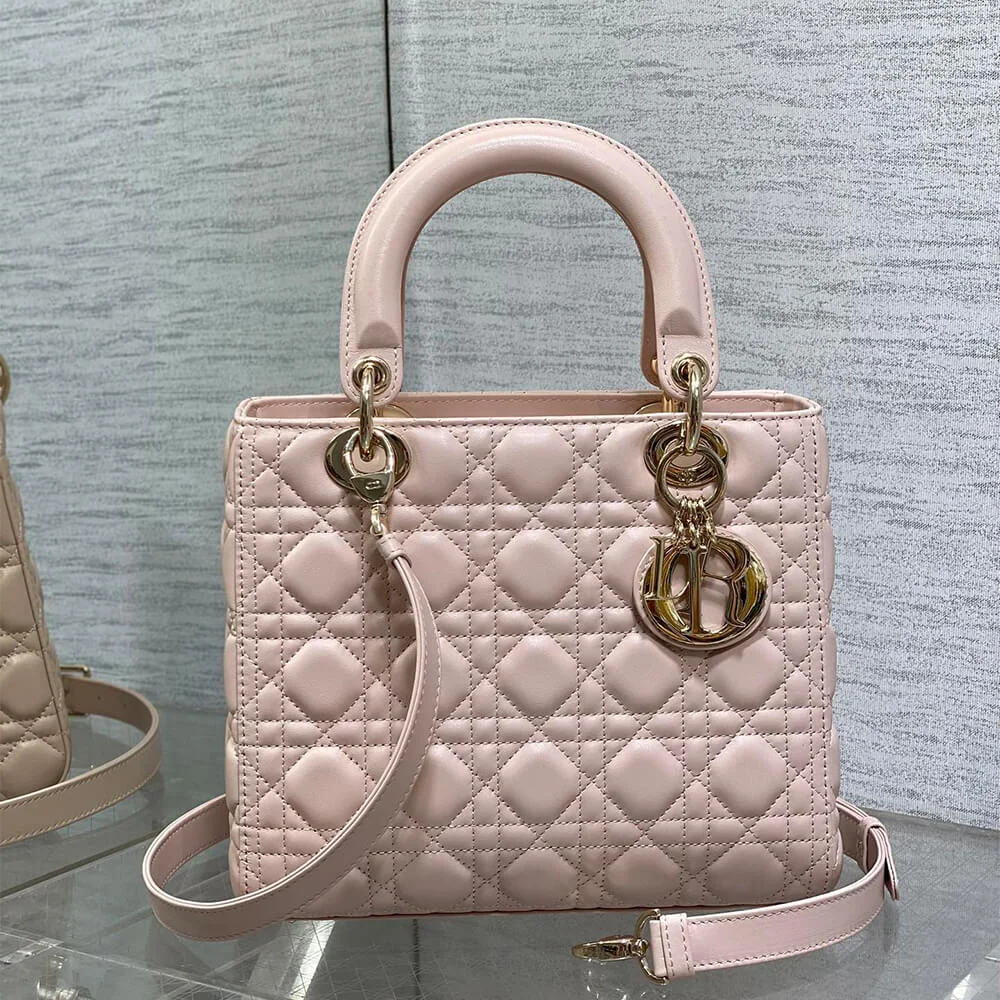 Dior Medium Lady Dior Bag — Pale Pink product view 1