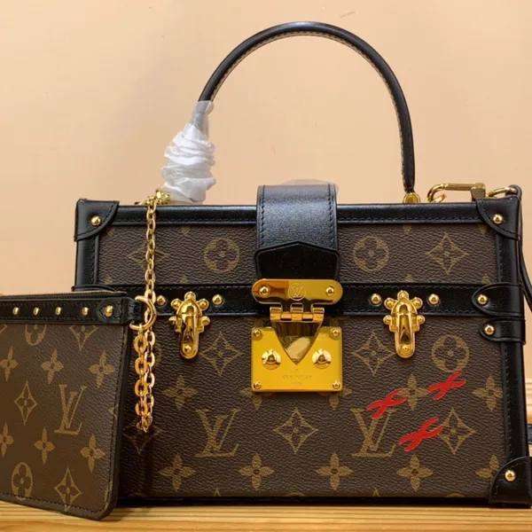 Louis Vuitton Petite Malle Louis Vuitton Monogram Pattern Handbags 24x16x13cm product photo