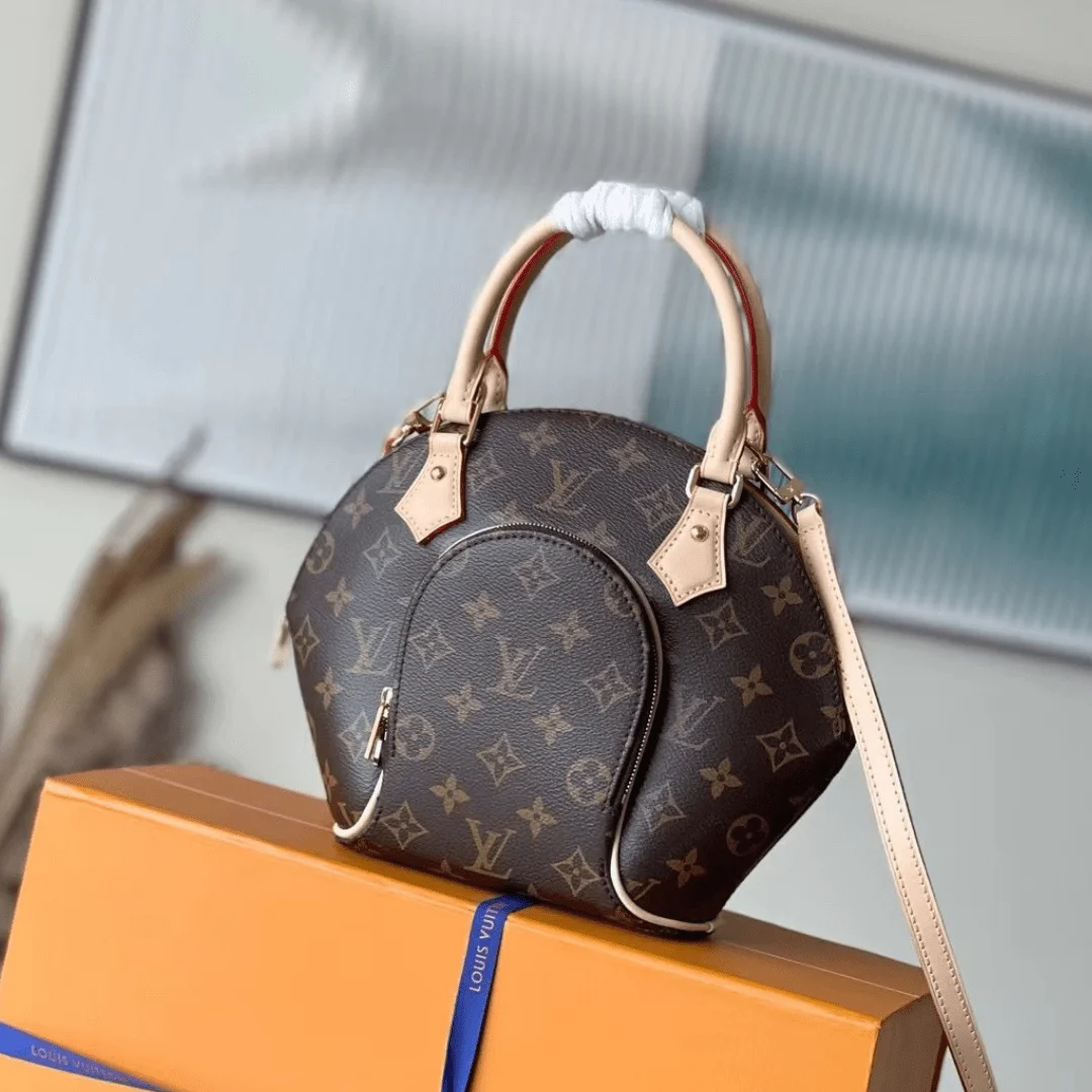 Louis Vuitton Ellipse BB Monogram Handle White Milk Handbags 28x21x8cm product view 1